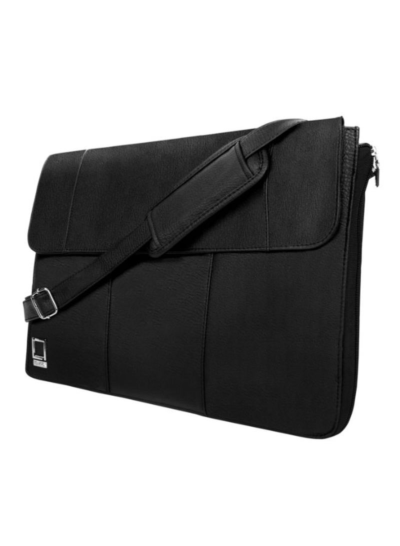 Lencca Crossbody Messenger Bag Black