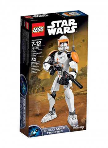82-Piece Star Wars Clone Commander Cody Building Set 75108 9inch