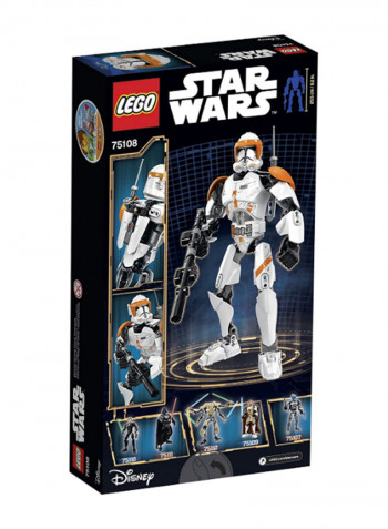 82-Piece Star Wars Clone Commander Cody Building Set 75108 9inch