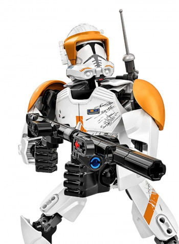 82-Piece Star Wars Clone Commander Cody Building Set 75108 9inch