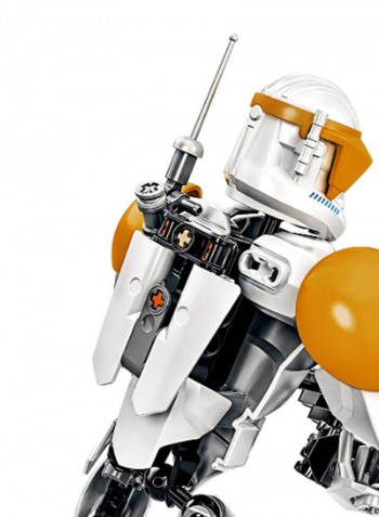 82-Piece Star Wars Clone Commander Cody Building Set 75108 9inch