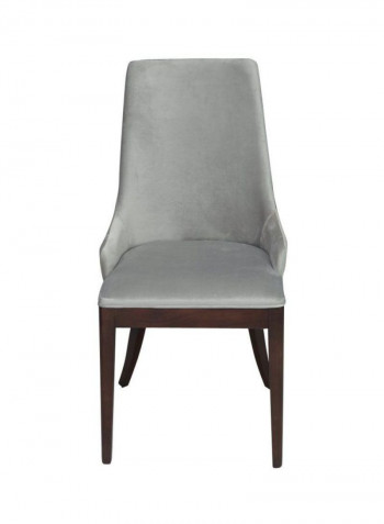 Manley Dining Chair Grey/Brown 50x98x60centimeter