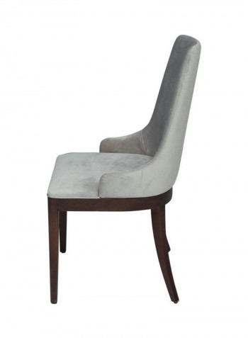 Manley Dining Chair Grey/Brown 50x98x60centimeter