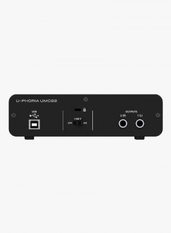 U-Phoria Amplifiers/Pre-Amplifiers UMC202HD Black