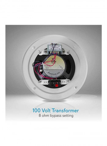 5” Ceiling Wall Mount Speaker PDICS54 Grey