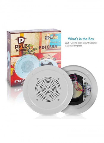 5” Ceiling Wall Mount Speaker PDICS54 Grey