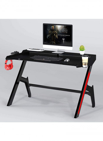 Ultimate Mordern Gaming Table Black/Red