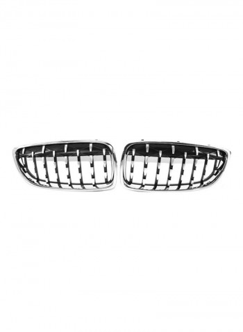 New Plating Front Dual Kidney Grill Grille Fit for BMW F32 F33 F36 F82 F80 428i 435i M3 M4 Meteor Style for 4 Series