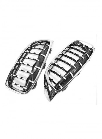 New Plating Front Dual Kidney Grill Grille Fit for BMW F32 F33 F36 F82 F80 428i 435i M3 M4 Meteor Style for 4 Series