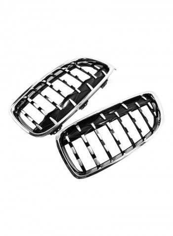 New Plating Front Dual Kidney Grill Grille Fit for BMW F32 F33 F36 F82 F80 428i 435i M3 M4 Meteor Style for 4 Series