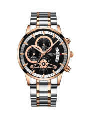 Men's Waterproof Stainless Steel Luminous Quartz Watch NNSB03708175