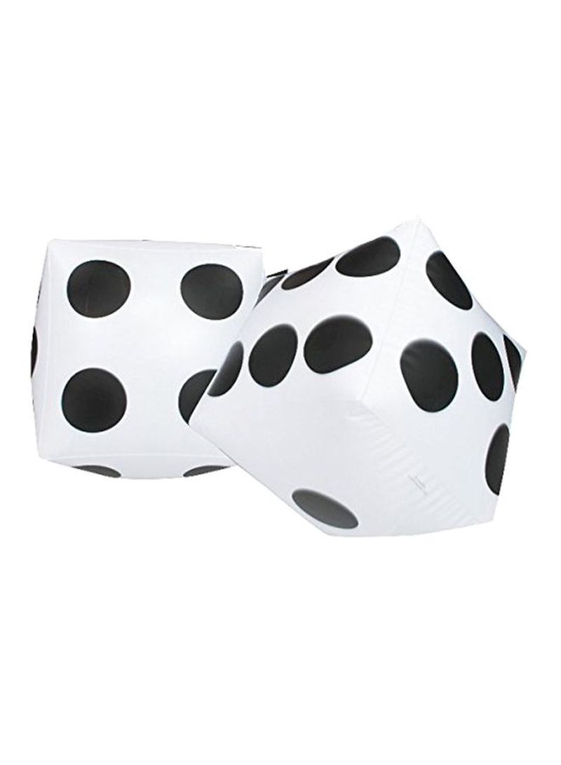 Pack Of 2 Jumbo Inflatable Dice 17750 20inch