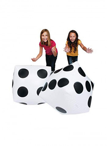 Pack Of 2 Jumbo Inflatable Dice 17750 20inch