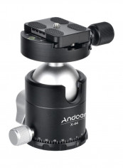 Ballhead Camera Tripod Head 10.1centimeter Black/Silver