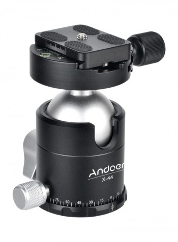 Ballhead Camera Tripod Head 10.1centimeter Black/Silver