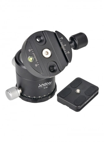 Ballhead Camera Tripod Head 10.1centimeter Black/Silver