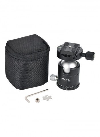 Ballhead Camera Tripod Head 10.1centimeter Black/Silver