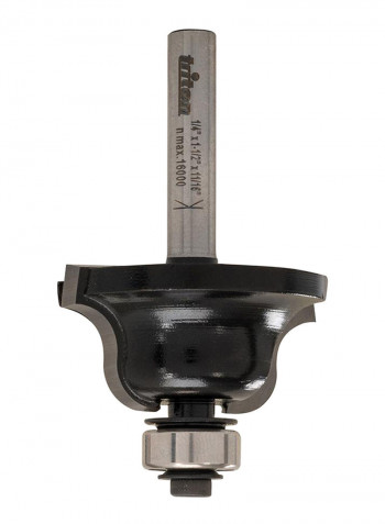 1/4" Roman Ogee Bit Black/Silver 11/2 x 11/16inch