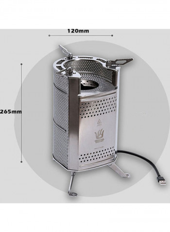 Camping Wood Stoves 10.4x4.7بوصة