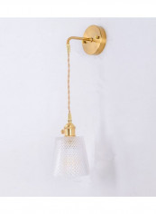 Modern Minimalist Single-Head Braided Wire Copper Light Gold