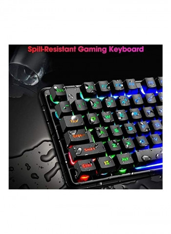 2-Piece Rechargeable Gaming Keyboard and Mouse Set