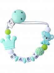 1-Piece Baby Cartoon Cute Bear Design Pacifier Chain