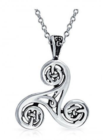 925 Sterling Silver Spiral Pendant