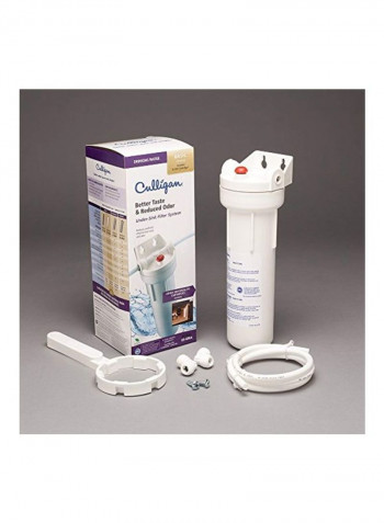 Undersink Drinking Filtration System White 0.37inch
