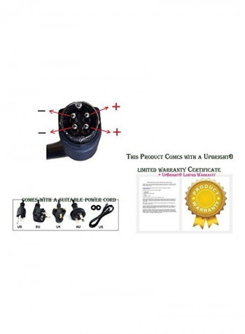4-Pin DIN 12V AC Adapter For OEM FSP Group Inc Black