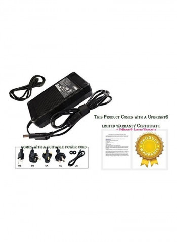 New AC/DC Adapter Compatible with Original Delta 19.5V 11.8A 230W MSI AG270 2QC 3K-001US AG270 2QC-045US AG270 2QC-042US 27" Gaming All in One Desktop Laptop Notebook PC Genuine Power Supply Black