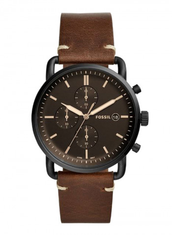 Men's Leather Analog Watch FS5403