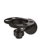 Satellite Orbit Toothbrush Holder With Groovy Accents Black