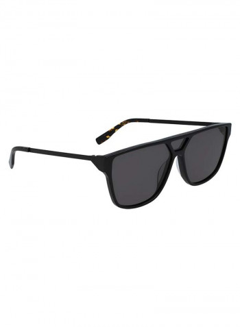 Full Rimmed Modified Rectangular Frame Sunglasses - Lens Size: 60 mm