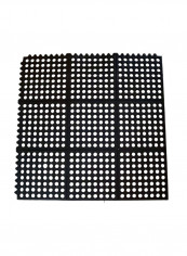Rubber Floor Mat Black 36x6.5x6inch