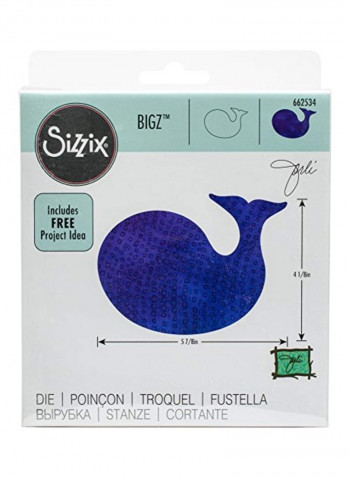 Bigz Whale Design Dies Blue