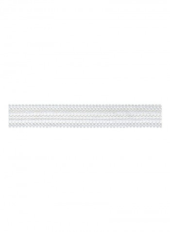 Galloon Gimp Trim Silver