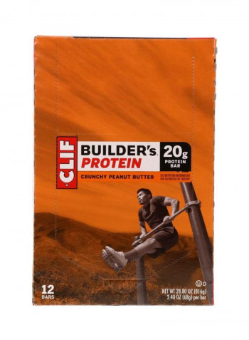 12-Piece Builder's Protein Crunchy Peanut Butter Bar