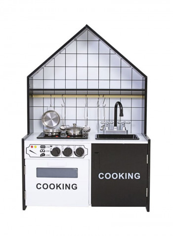 3D Wooden Kitchen 60.5x31x91centimeter