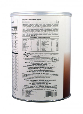 Chocolate Spiru-Tein Protein Shake