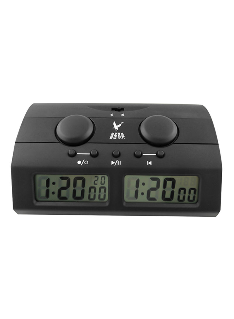 Professional Digital Chess Clock Black 21.7 x 13.7centimeter