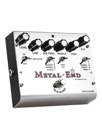 King High Gain Distortion Effect Pedal Built-in Amplifier