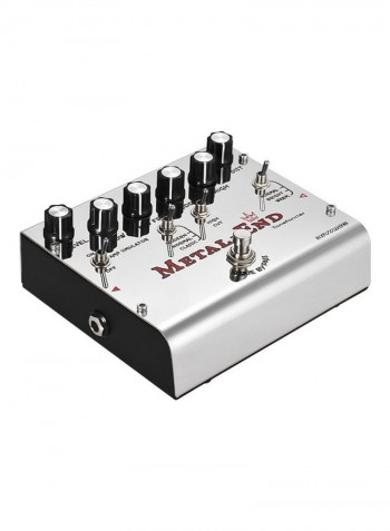 King High Gain Distortion Effect Pedal Built-in Amplifier