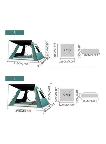 Automatic Pop-up Camping Tent 85x18x18cm