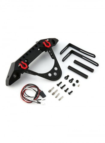 Metal Front Bumper With Light For TRX-4 Scx10 RC Car
