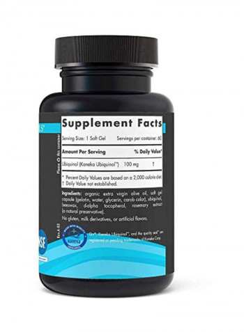 CoQ10 Ubiquinol Sport Dietary Supplement - 60 Capsules