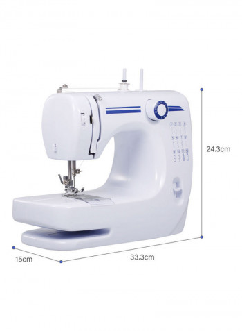 Mini Electric Sewing Machine H32403US-su white