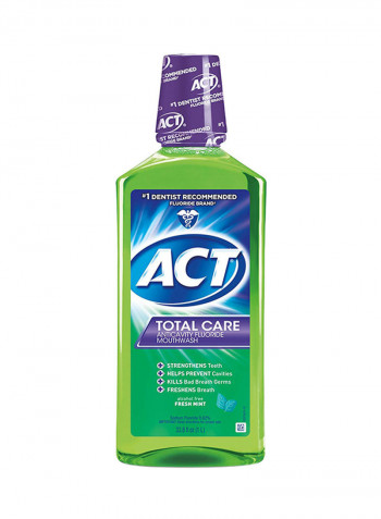 Pack Of 3 Total Care Anticavity Fluoride Mouthwash-Fresh Mint 3 x 33.8ounce
