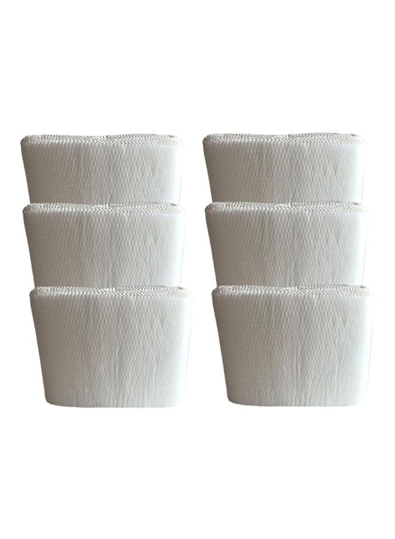 6-Piece Replacement Humidifier Wick Filter B00K88G7YC White