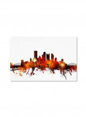 Pistol Artwork Canvas Wall Art multicolour 18 x 24inch