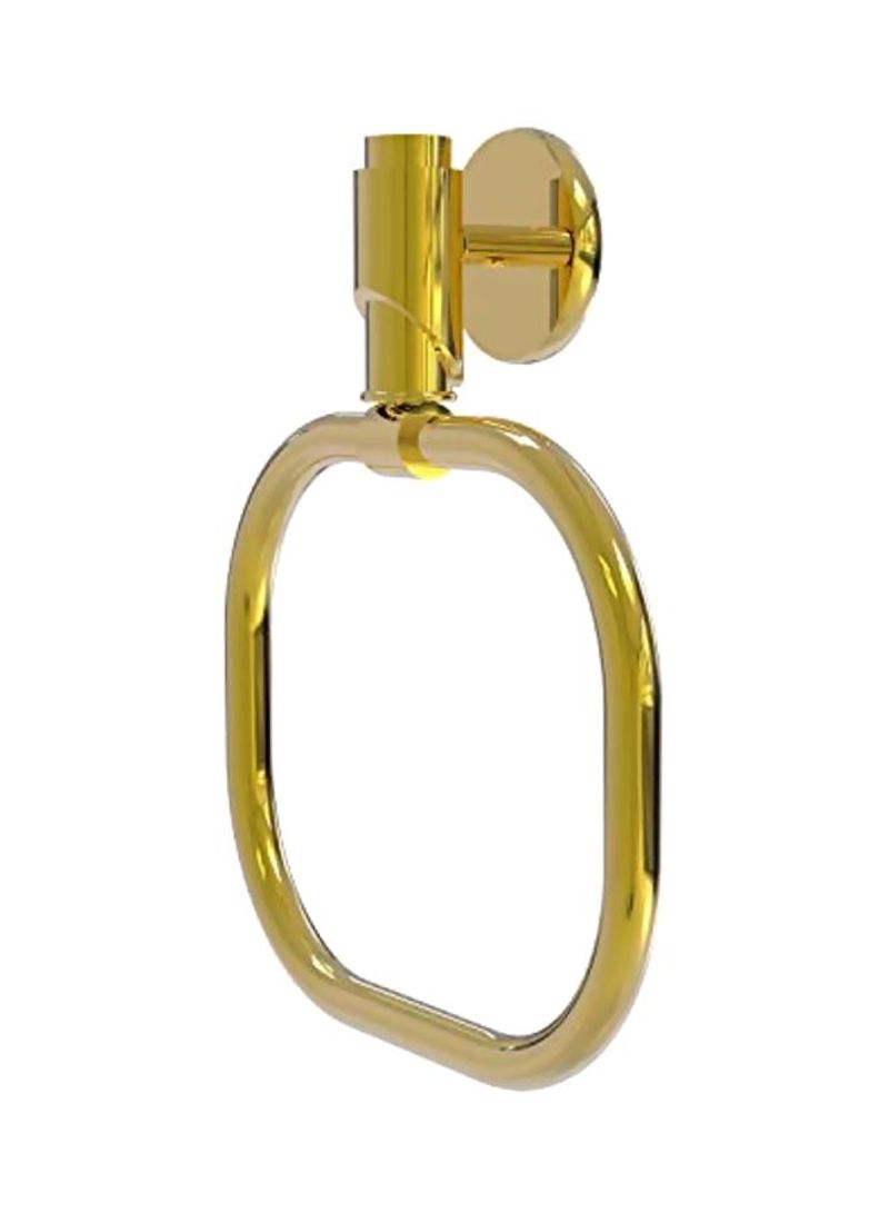 Tribecca Collection Brass Towel Ring Gold 6inch
